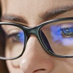 Blue light protecting glasses